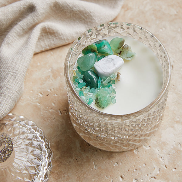Enchanted Forest Crystal Candle - Medium-0