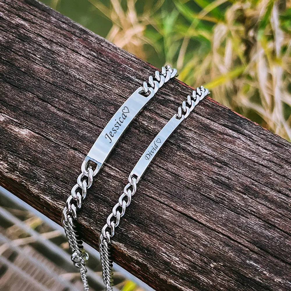 Stainless Steel Couple Bracelet