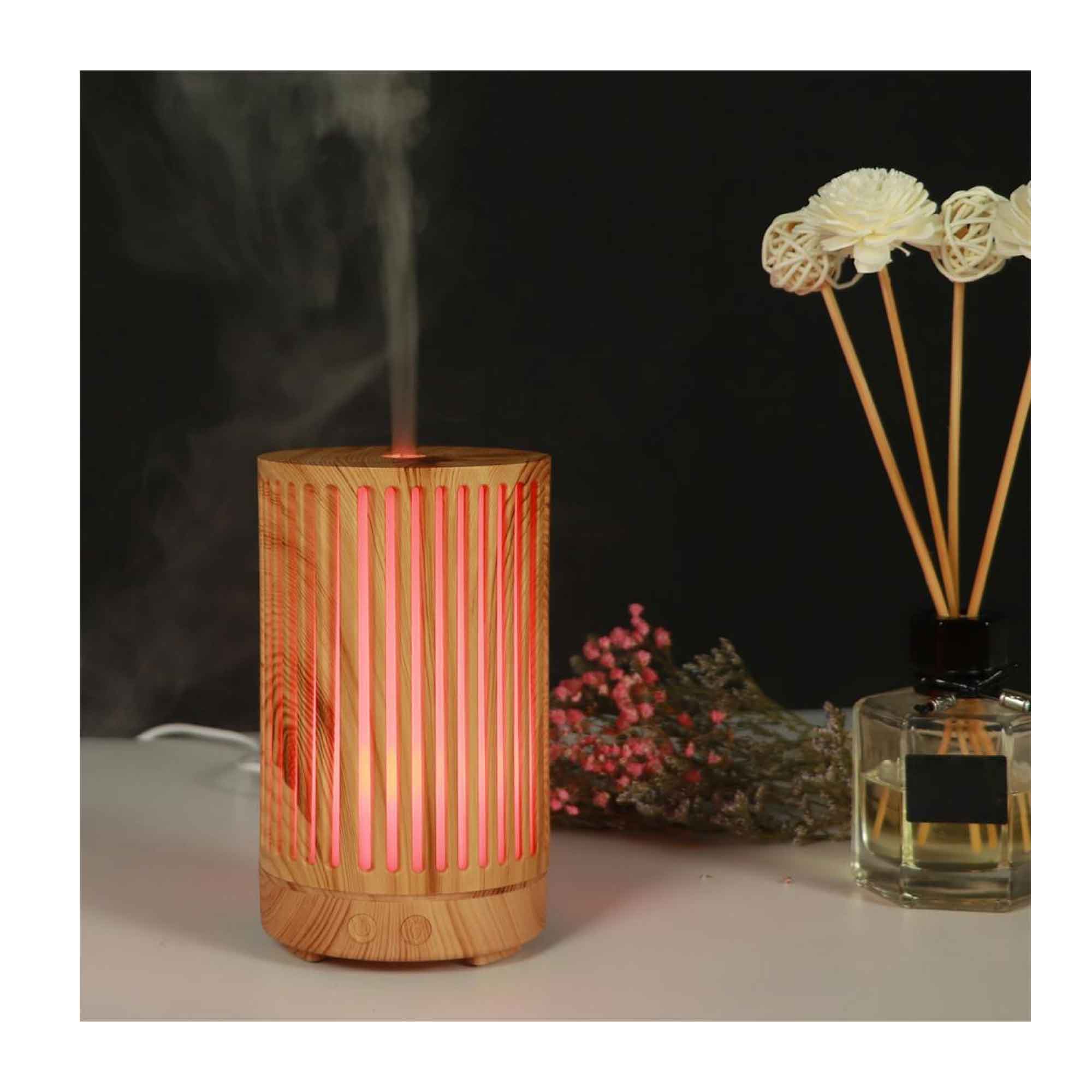 Essential Oil Aroma Diffuser - 200ml Remote Cylinder Aromatherapy Air Humidifier-9