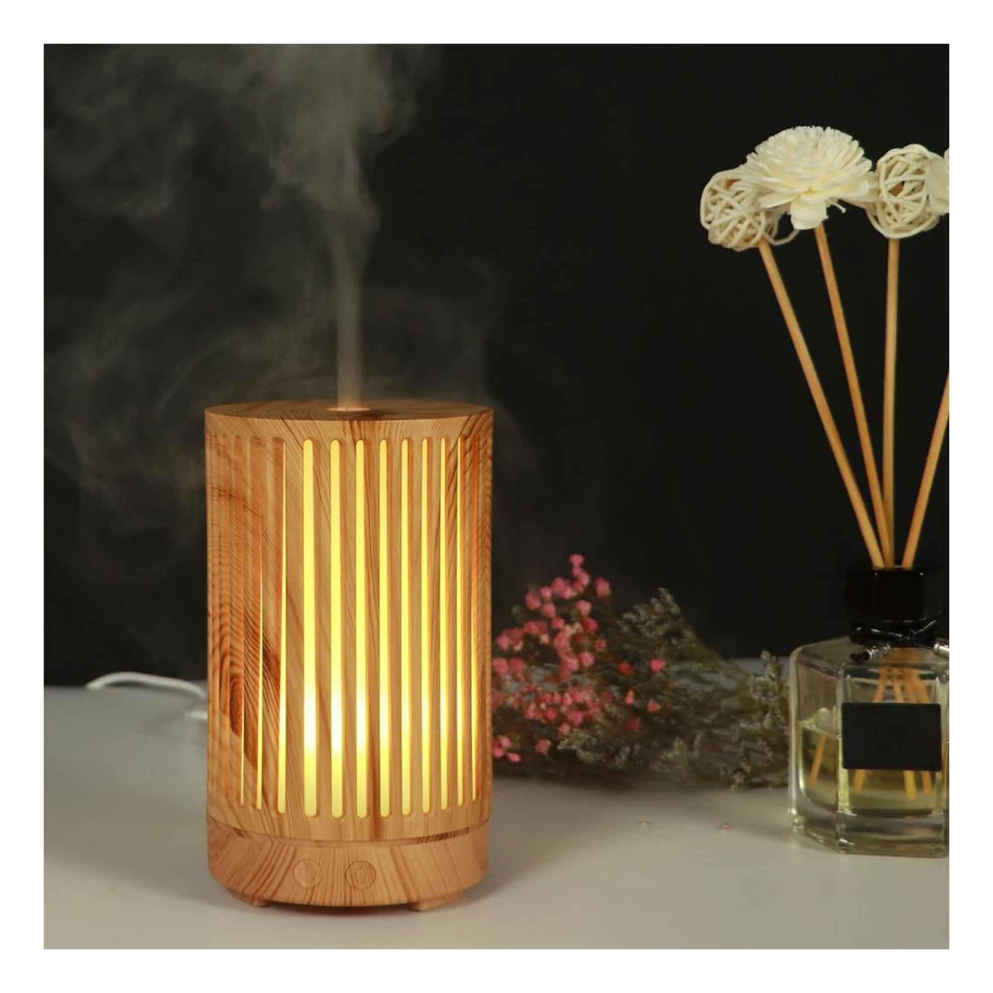 Essential Oil Aroma Diffuser - 200ml Remote Cylinder Aromatherapy Air Humidifier-6