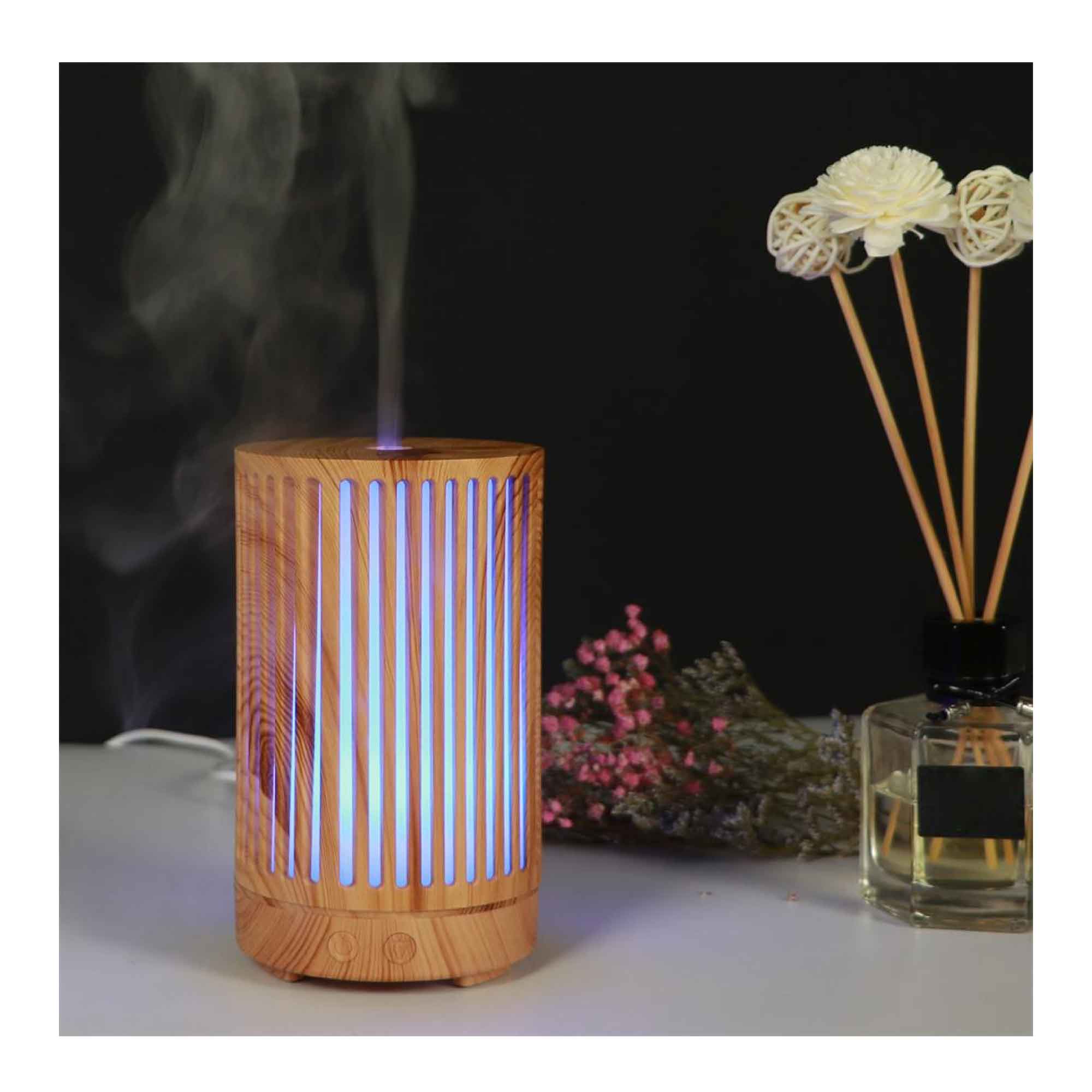 Essential Oil Aroma Diffuser - 200ml Remote Cylinder Aromatherapy Air Humidifier-7