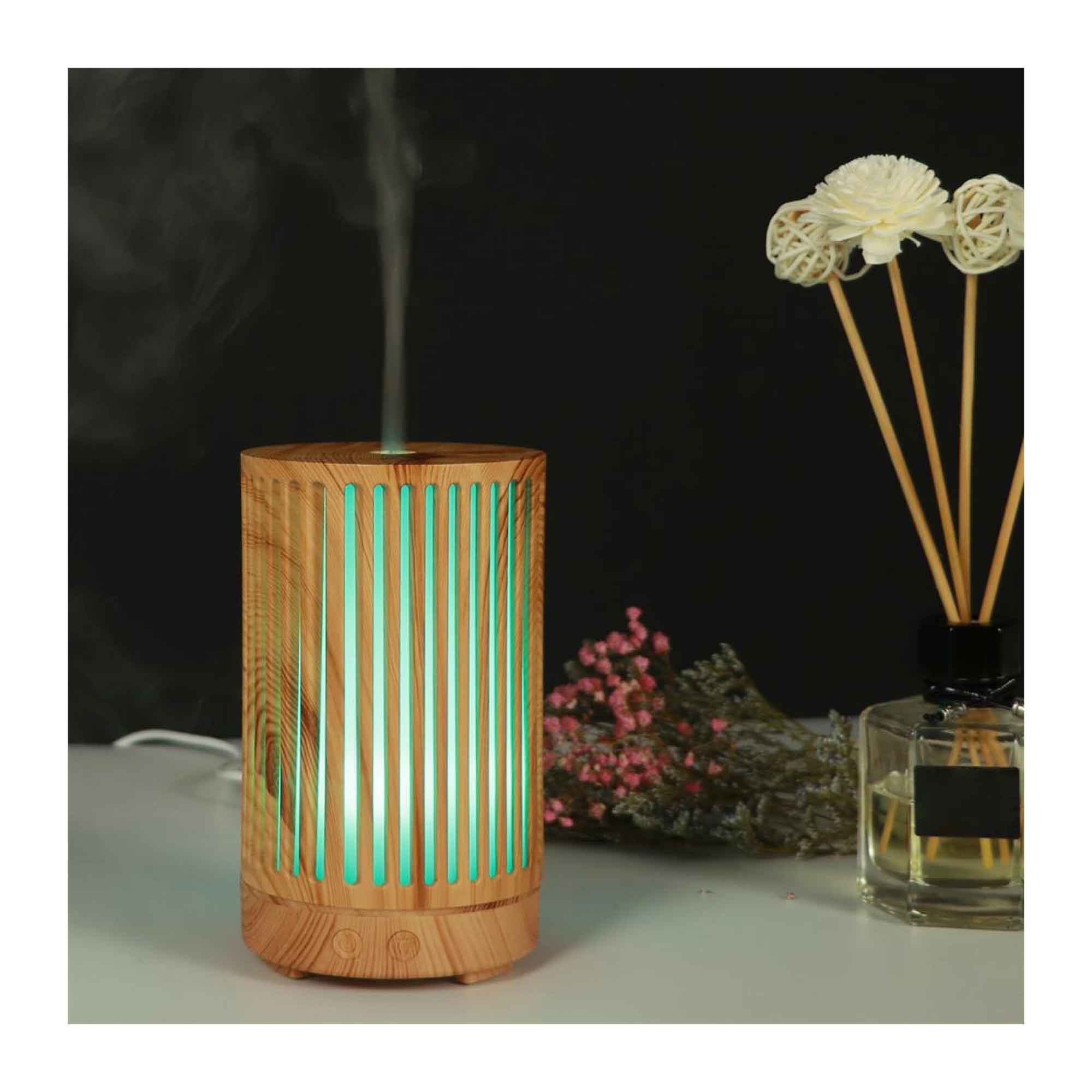 Essential Oil Aroma Diffuser - 200ml Remote Cylinder Aromatherapy Air Humidifier-8