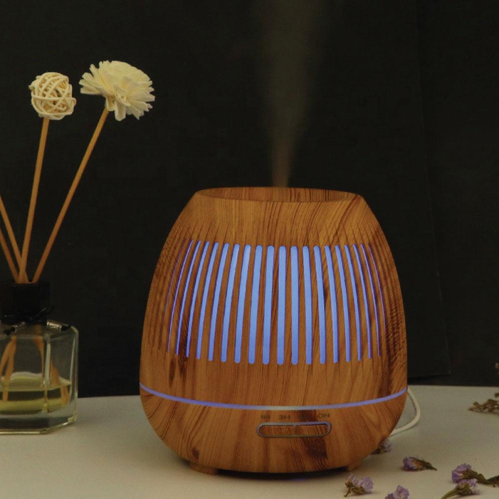 Essential Oil Aroma Diffuser and Remote - 300ml Hollow Ultrasonic Air Humidifier-7