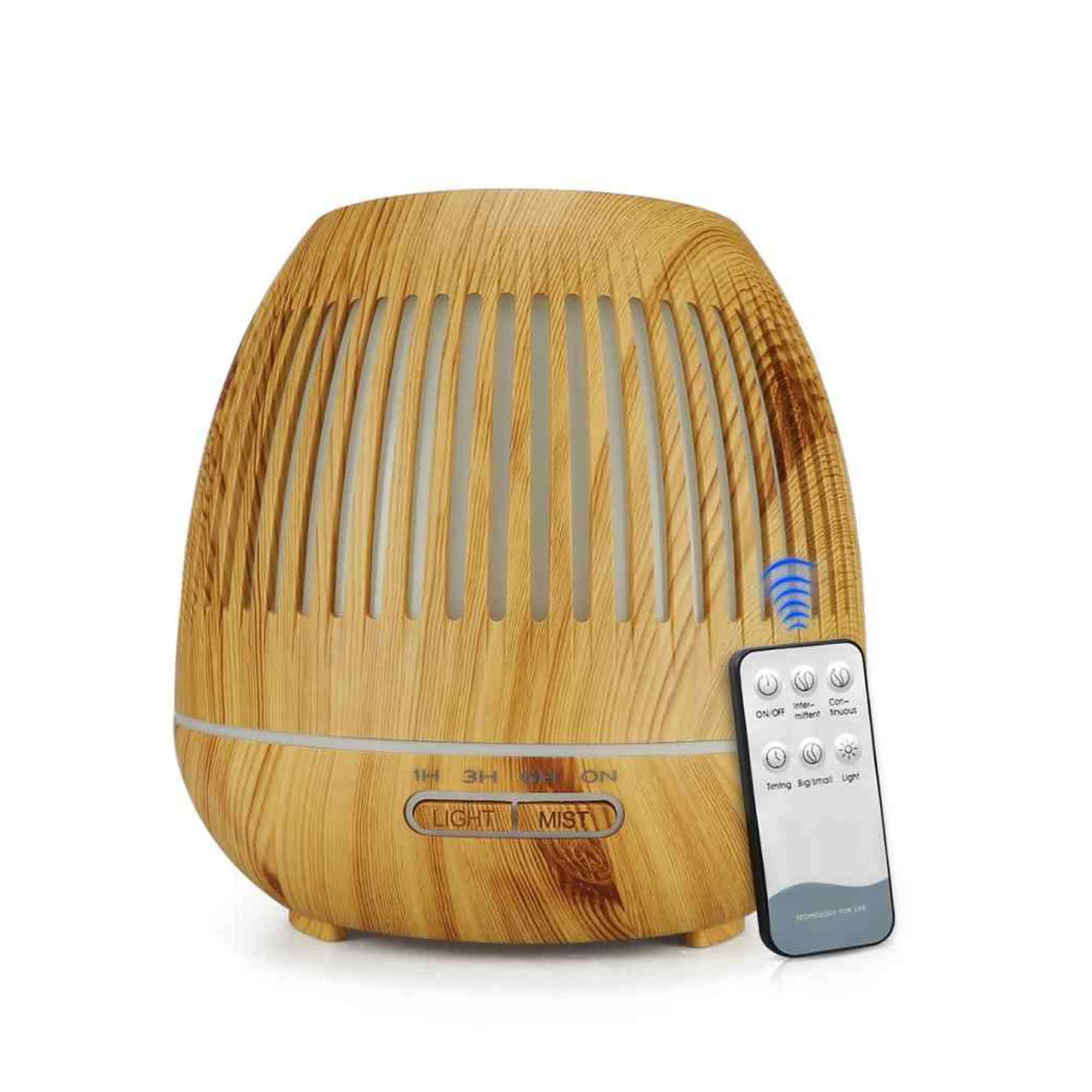 Essential Oil Aroma Diffuser and Remote - 300ml Hollow Ultrasonic Air Humidifier-0