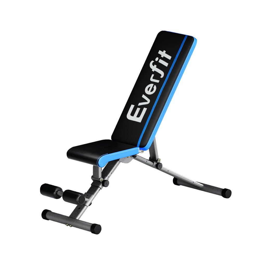 Everfit 330KG Weight Bench 10 Levels Adjustable FID Bench Home Gym Bench Press-0