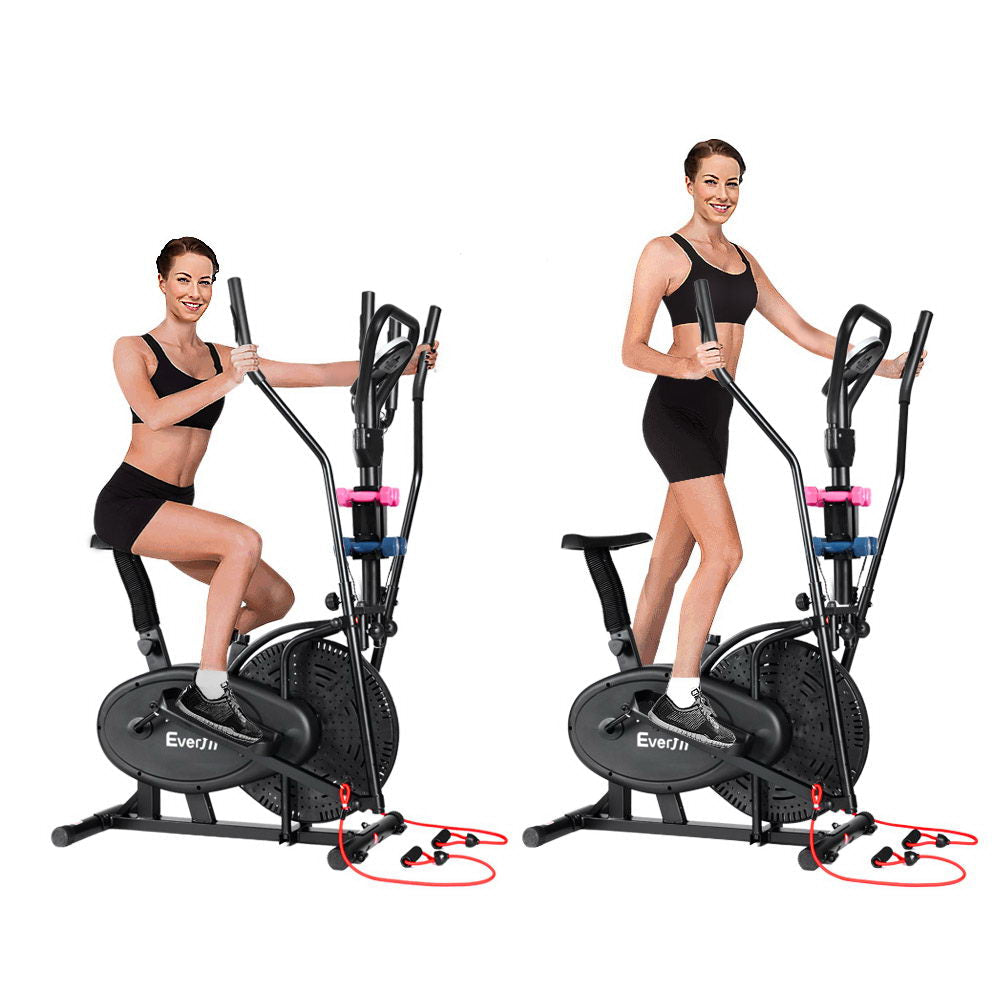 Everfit 6in1 Elliptical Cross Trainer Exercise Bike Bicycle Home Gym Fitness Machine Running Walking-2