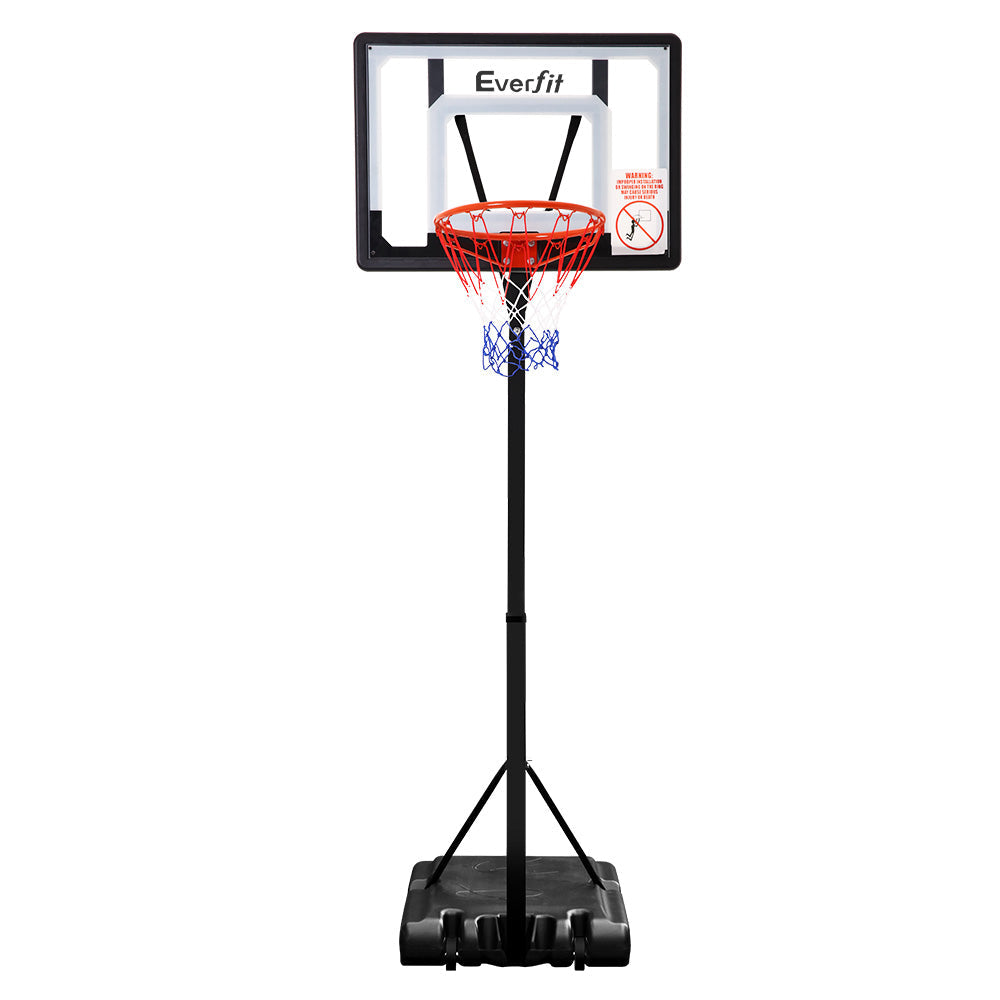 Everfit Adjustable Portable Basketball Stand Hoop System Rim-2