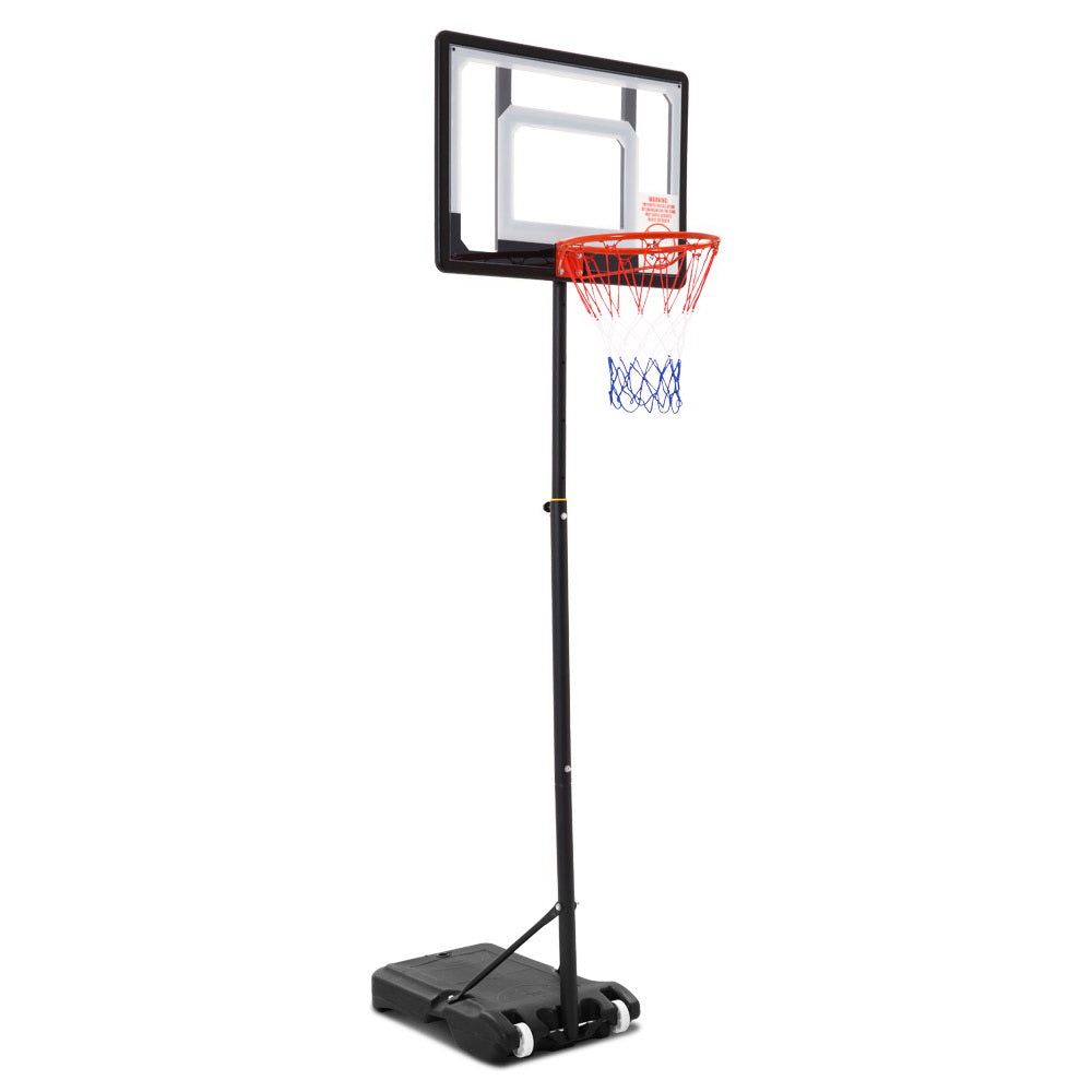 Everfit Adjustable Portable Basketball Stand Hoop System Rim-0