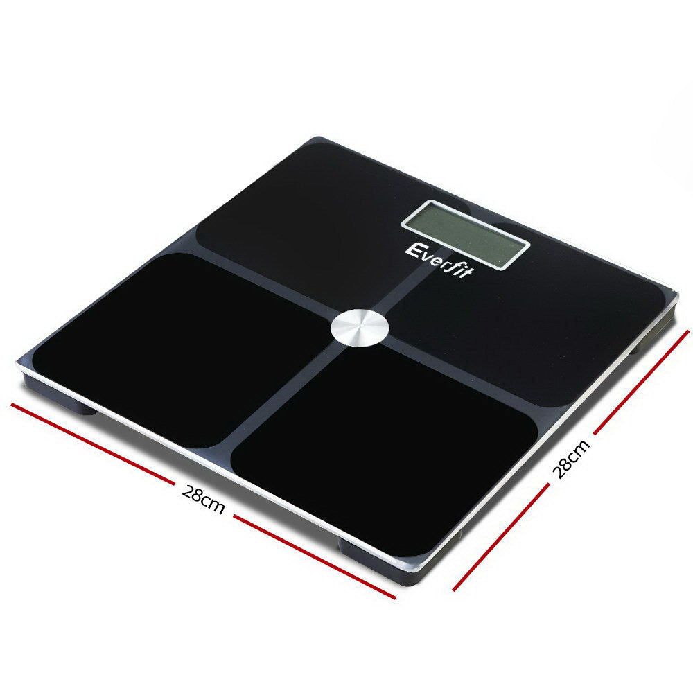 Everfit Bathroom Scales Digital Weighing Scale 180KG Electronic Monitor Tracker-1