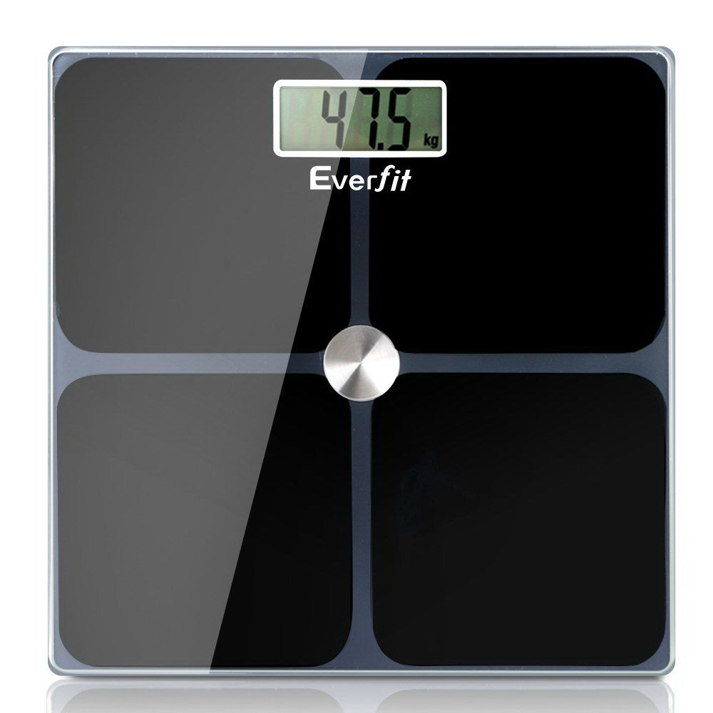 Everfit Bathroom Scales Digital Weighing Scale 180KG Electronic Monitor Tracker-0