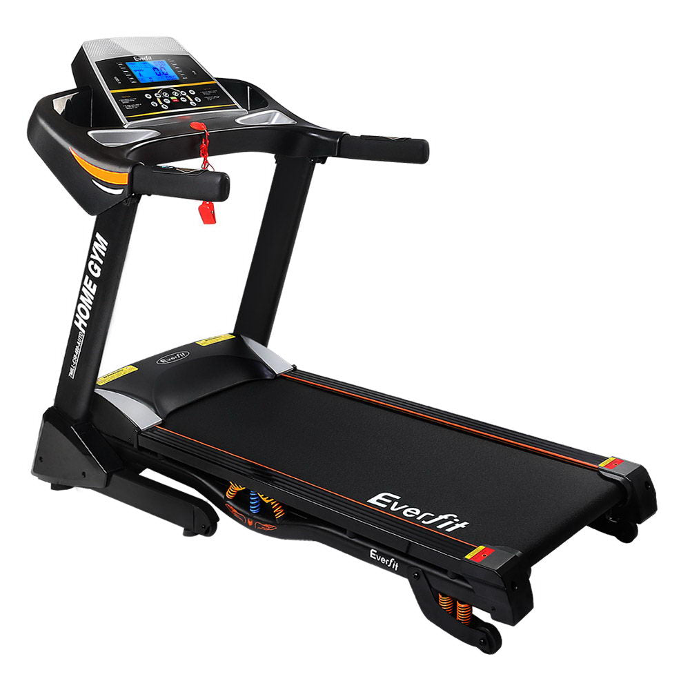 Everfit Electric Treadmill 48cm Incline Running Home Gym Fitness Machine Black-0