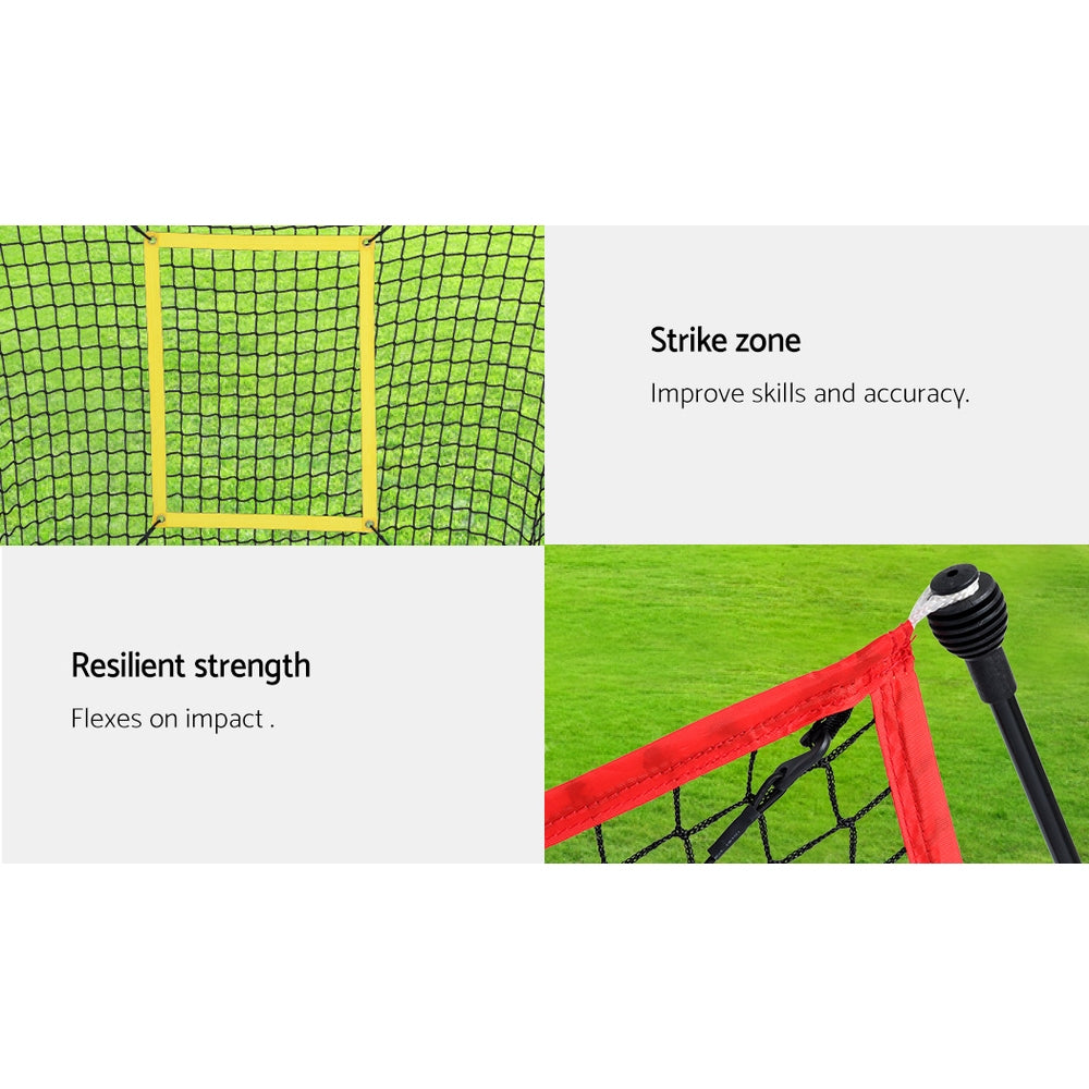 Everfit Portable Baseball Training Net Stand Softball Practice Sports Tennis-3