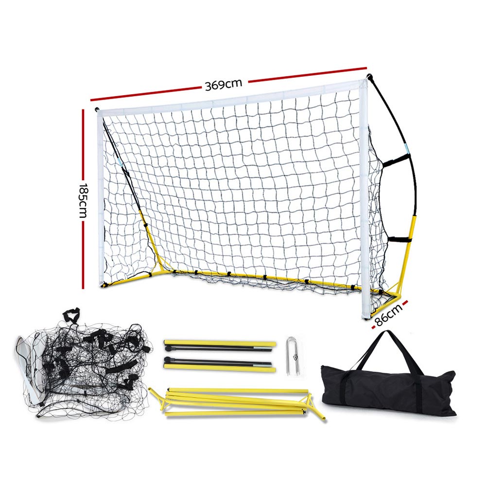 Everfit Portable Soccer Football Goal Net Kids Outdoor Training Sports 3.6M XL-1