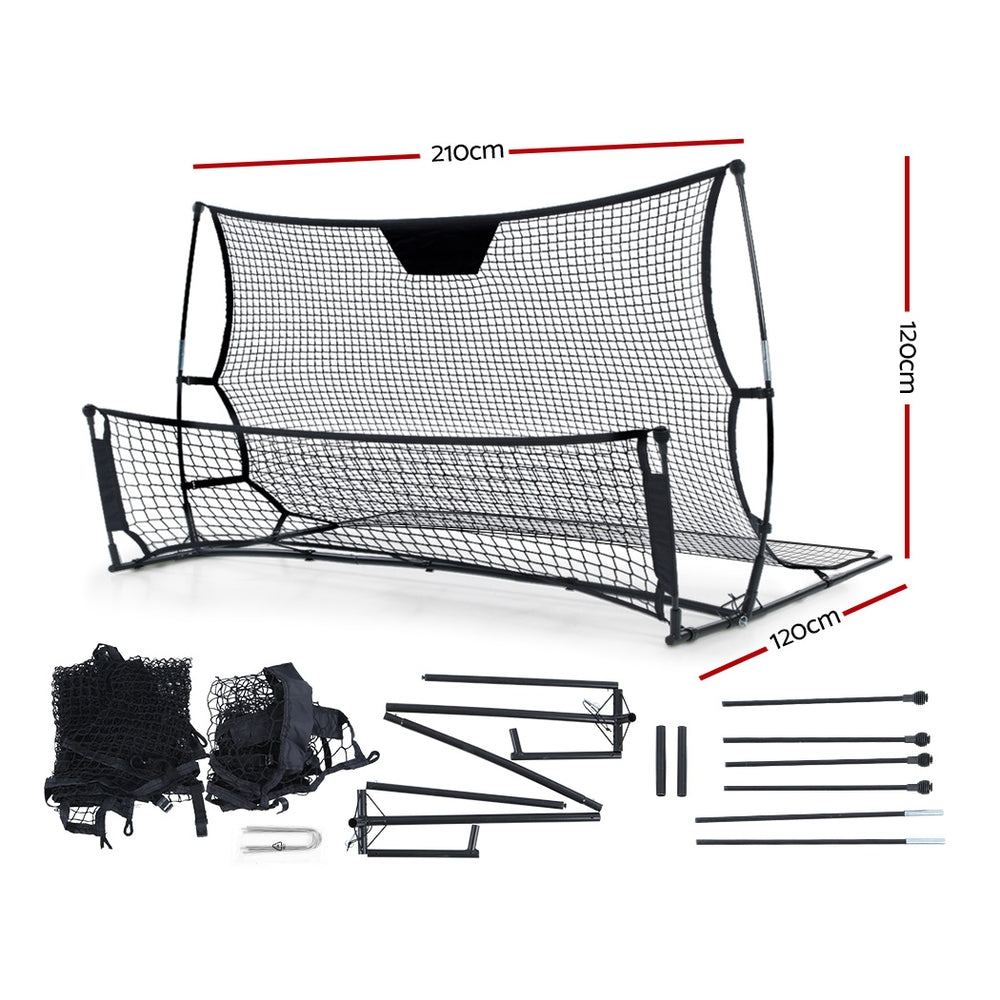 Everfit Portable Soccer Rebounder Net Volley Training Football Goal Trainer XL-1