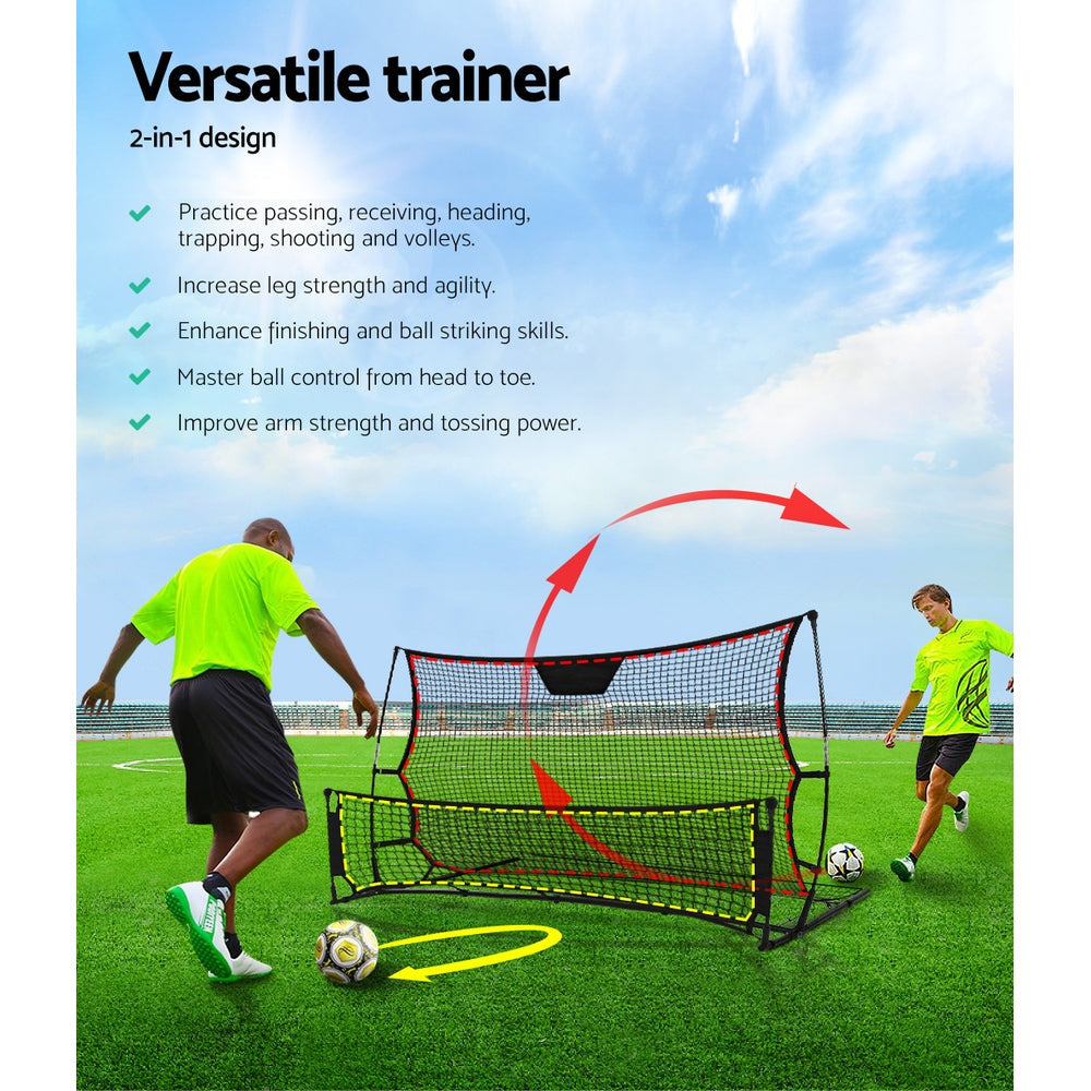 Everfit Portable Soccer Rebounder Net Volley Training Football Goal Trainer XL-2