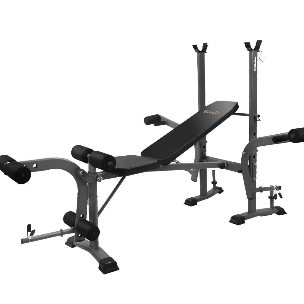 Everfit Weight Bench Adjustable Bench Press 8-In-1 Gym Equipment-0