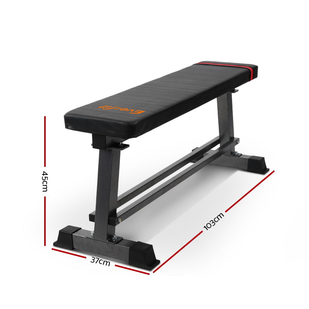 Everfit Weight Bench Flat Multi-Station Home Gym Squat Press Benches Fitness-1