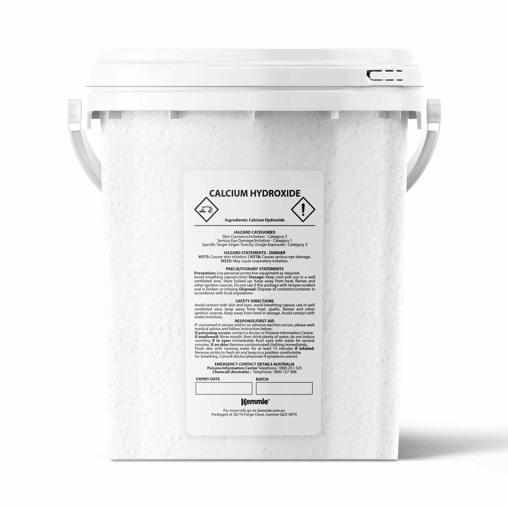 Food Grade Calcium Hydroxide Powder Tubs - FCC Hydrated Slaked Pickling Bulk-2