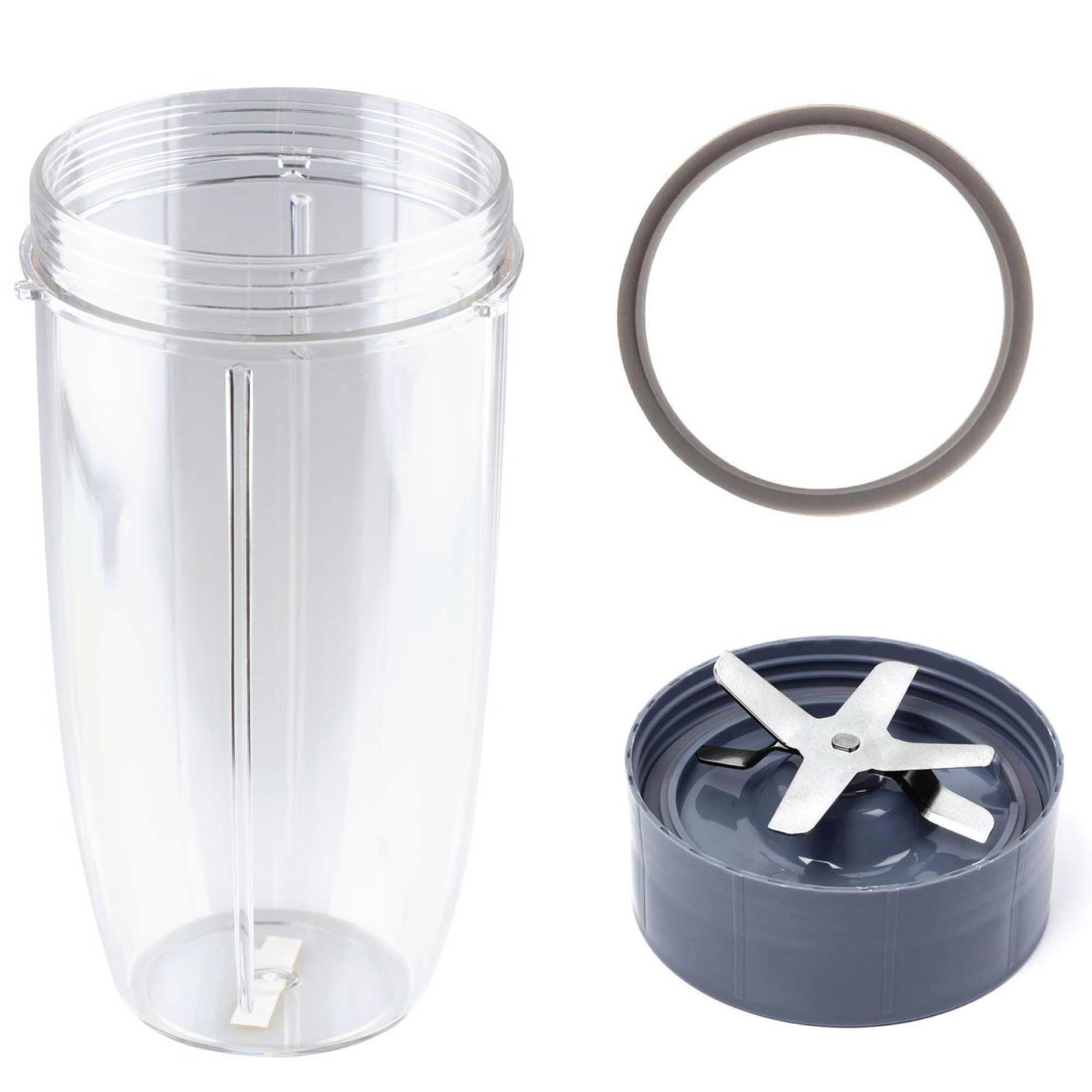 For Nutribullet Extractor Blade + Colossal Tall Cup + Grey Seal - 900 600 Models-0