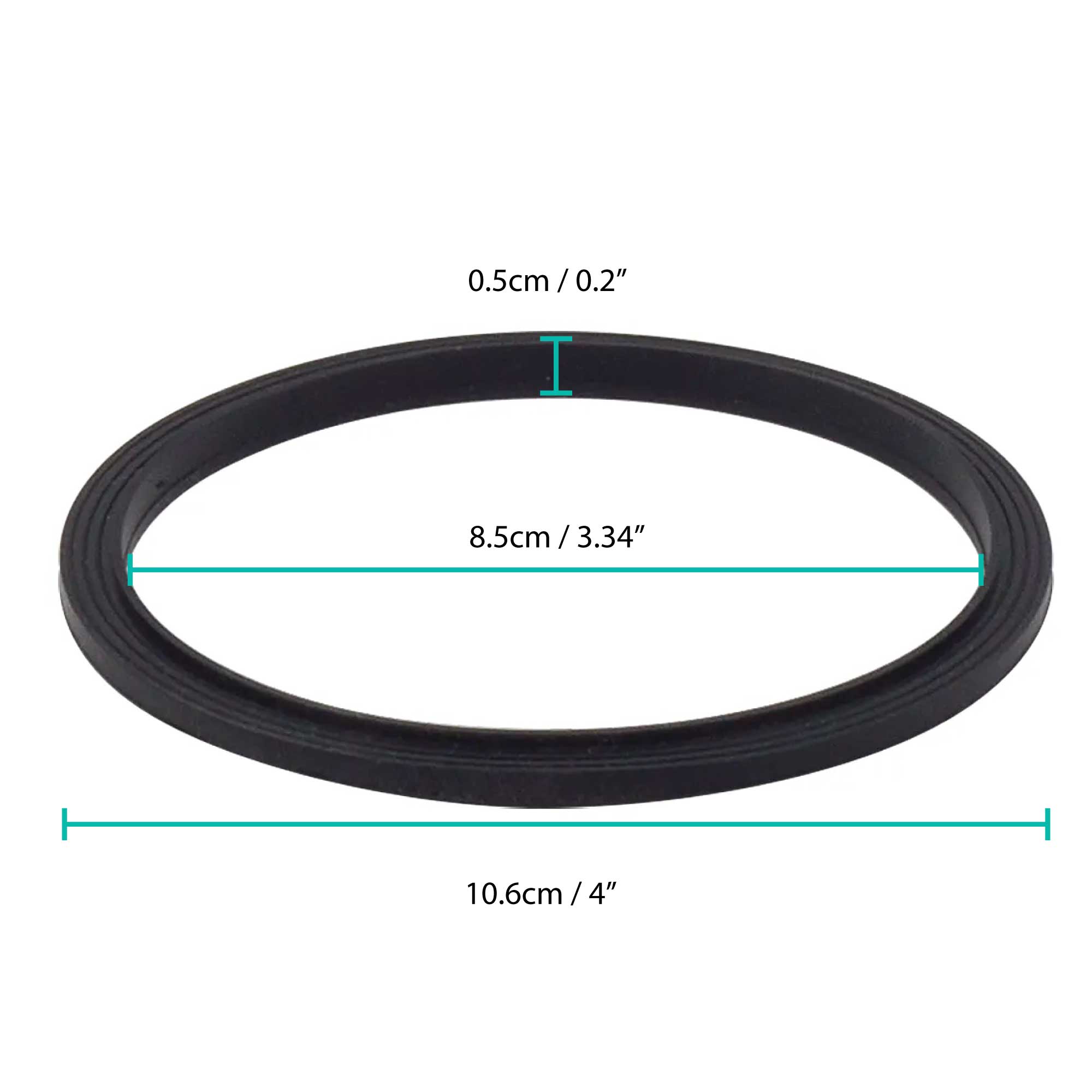 For Nutribullet RX Gasket Black Seal Ring - Suits 1700W 1700 N17-1001 Blade-1