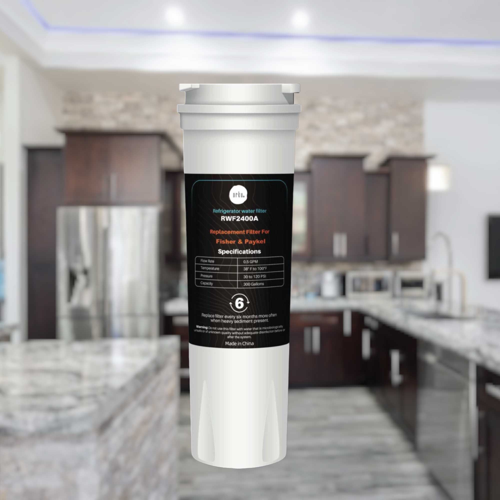 Fridge Water Filter Cartridge Replacement For Fisher & Paykel RWF2400A-1