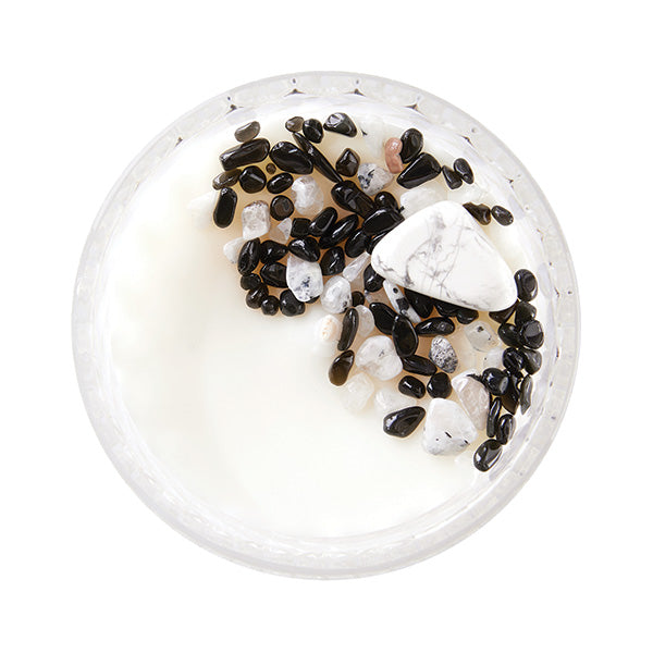 Full Moon Crystal Candle - Medium-2