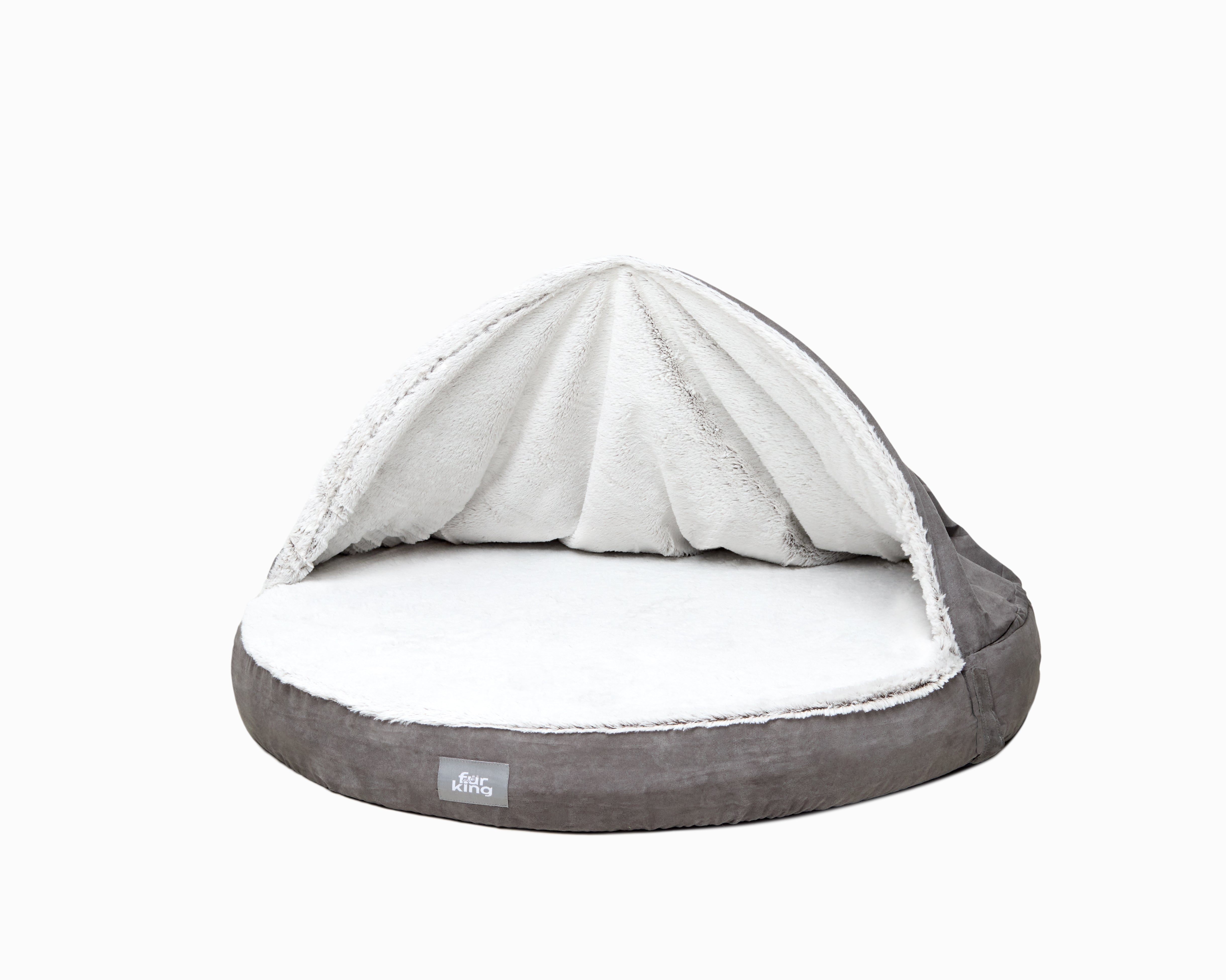 Fur King Ultimate Orthopaedic Dog Cave Bed-2