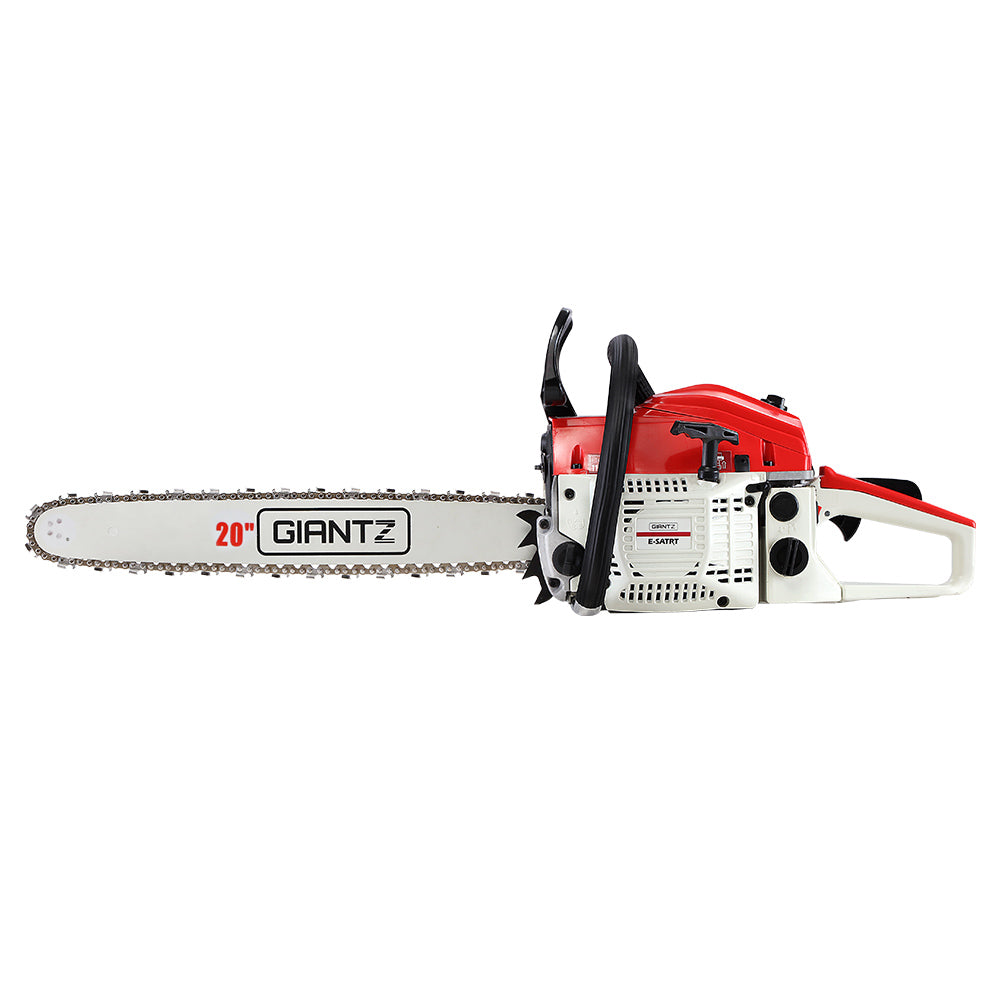 GIANTZ 52CC Petrol Commercial Chainsaw Chain Saw Bar E-Start Pruning-2