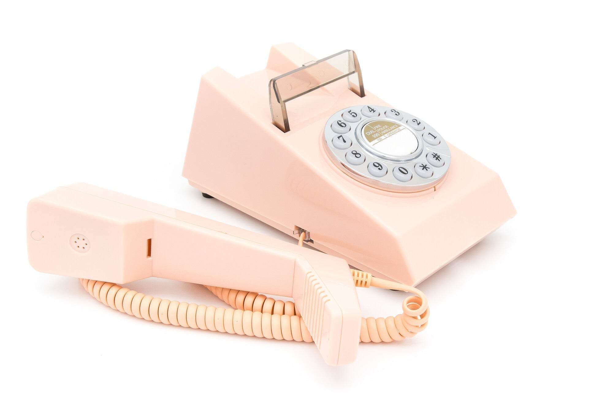 GPO Retro Trim Phone Push Button - Pink-1