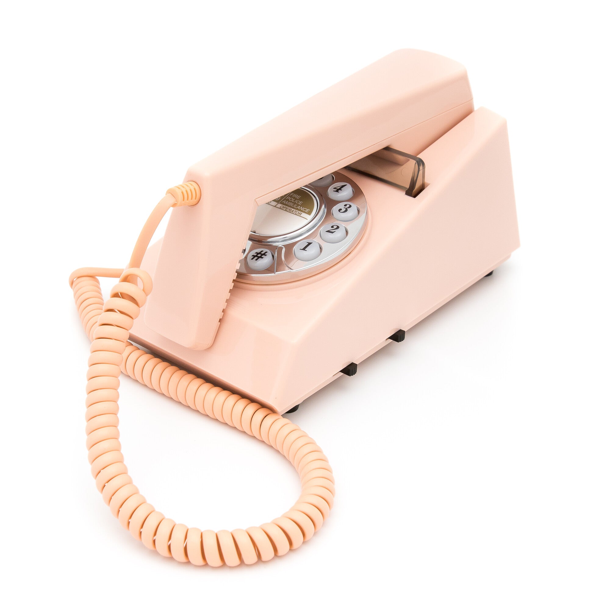 GPO Retro Trim Phone Push Button - Pink-3
