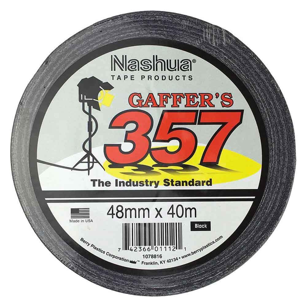 Gaffa Tape 48mmx40m - Nashua Cloth 357 Waterproof Industry Gaffer Adhesive Duct-0