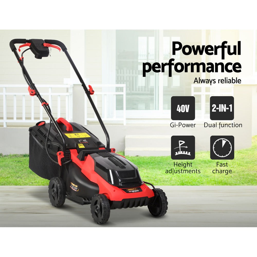 Garden Lawn Mower Cordless Lawnmower Electric Lithium Battery 40V-3