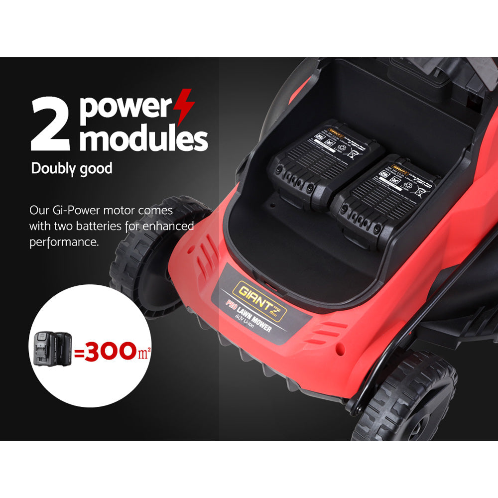 Garden Lawn Mower Cordless Lawnmower Electric Lithium Battery 40V-4