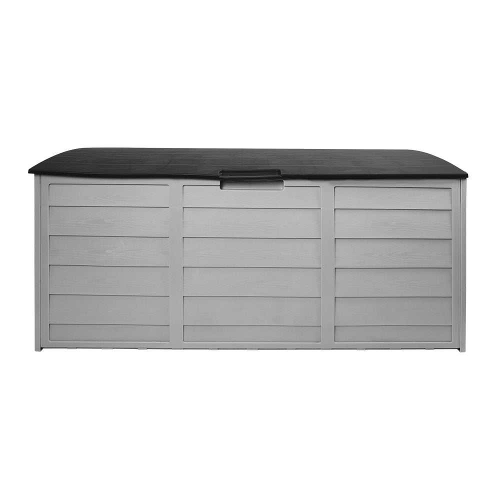 Gardeon 290L Outdoor Storage Box - Black-2