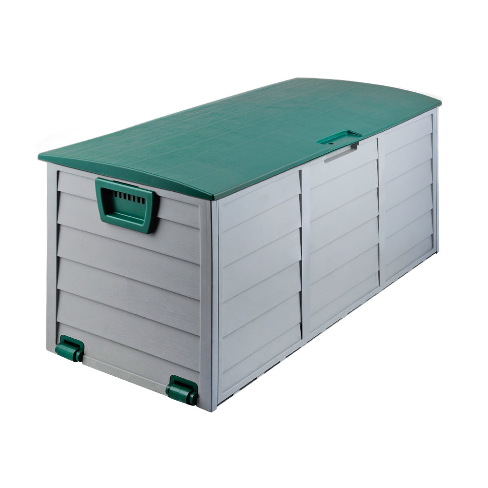 Gardeon 290L Outdoor Storage Box - Green-4