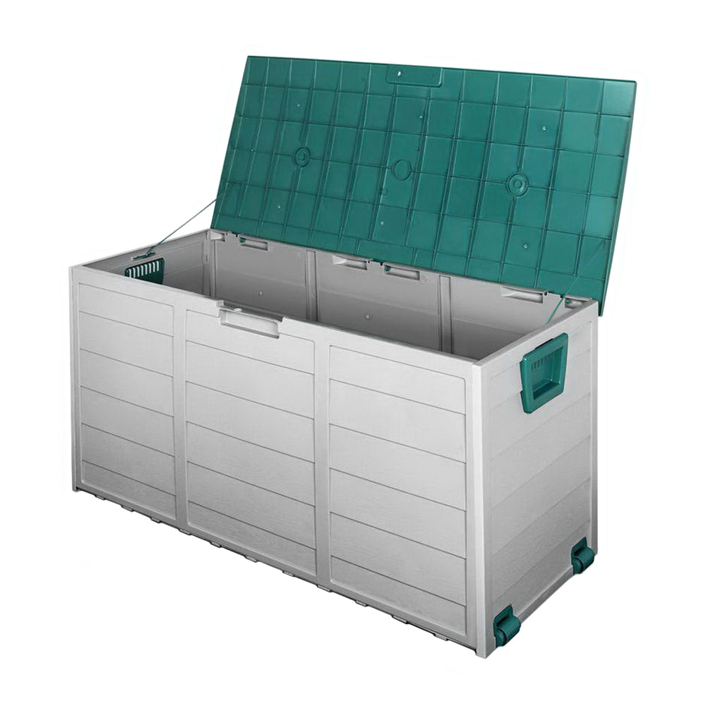 Gardeon 290L Outdoor Storage Box - Green-0