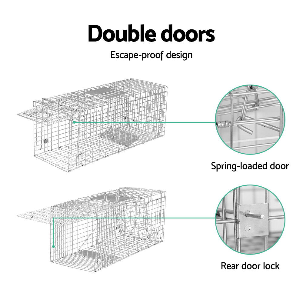 Gardeon Animal Trap Humane Possum Cage Live Animal Catch Rabbit Cat Hare Fox-3