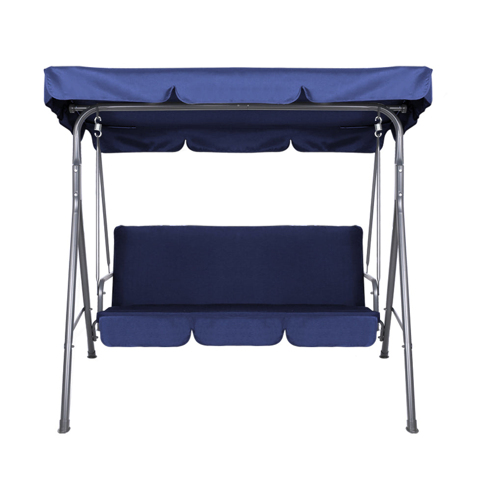 Gardeon Canopy Swing Chair - Navy-2