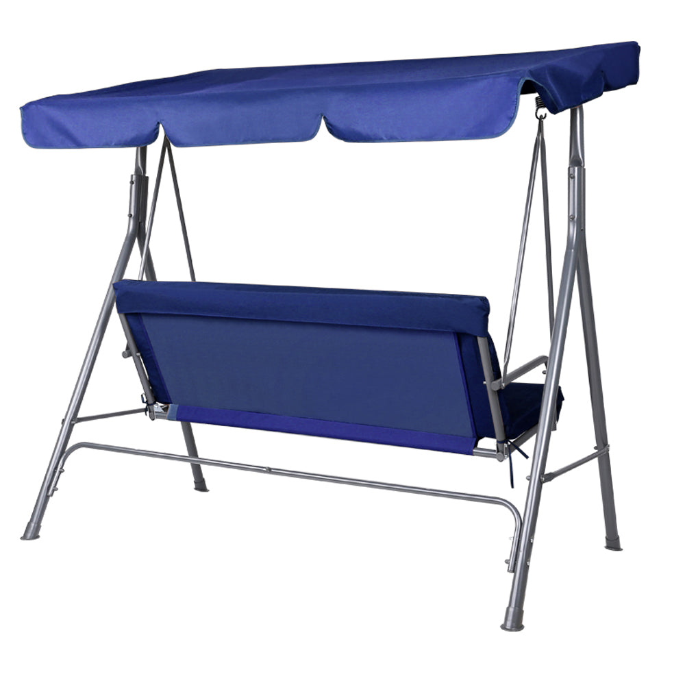 Gardeon Canopy Swing Chair - Navy-5