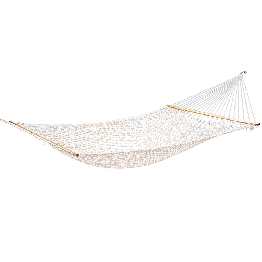 Gardeon Double Swing Hammock Bed Cream-0