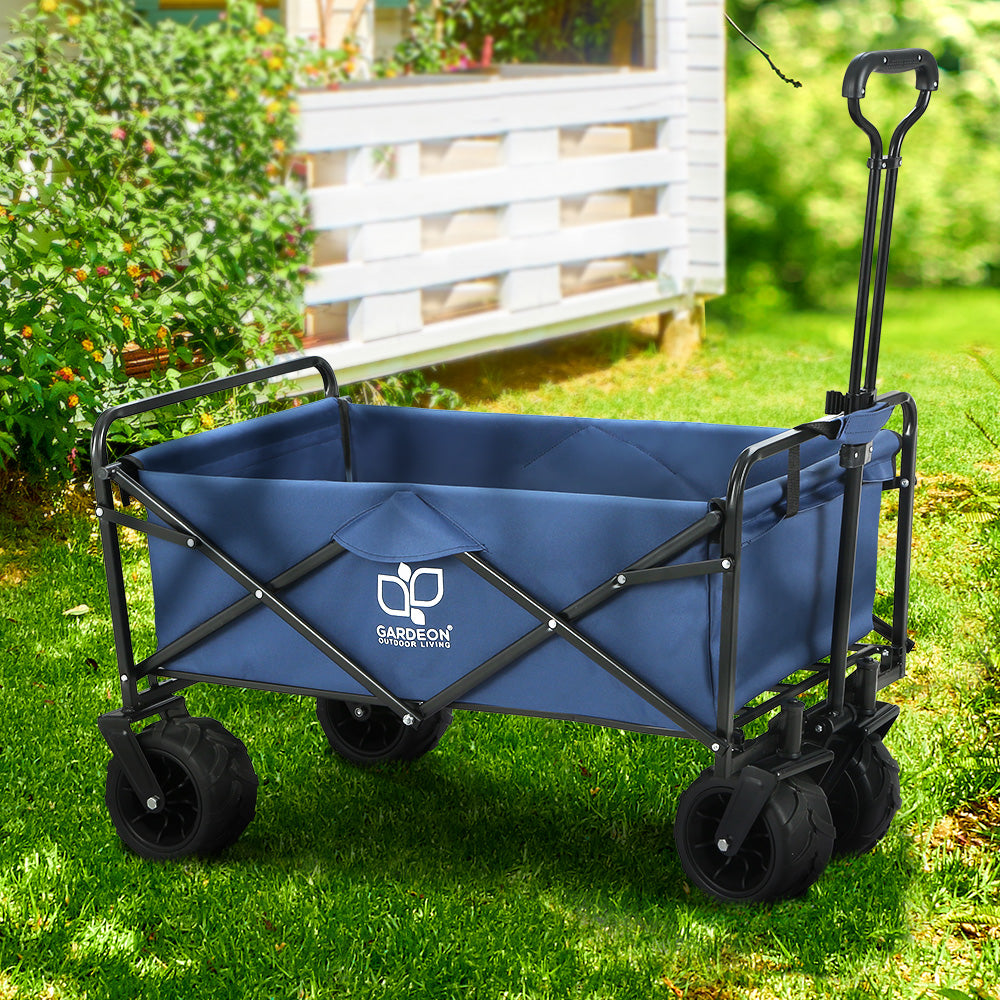 Gardeon Foldable Wagon Cart Trolley Cart Collapsible Beach Outdoor Garden Cart-7