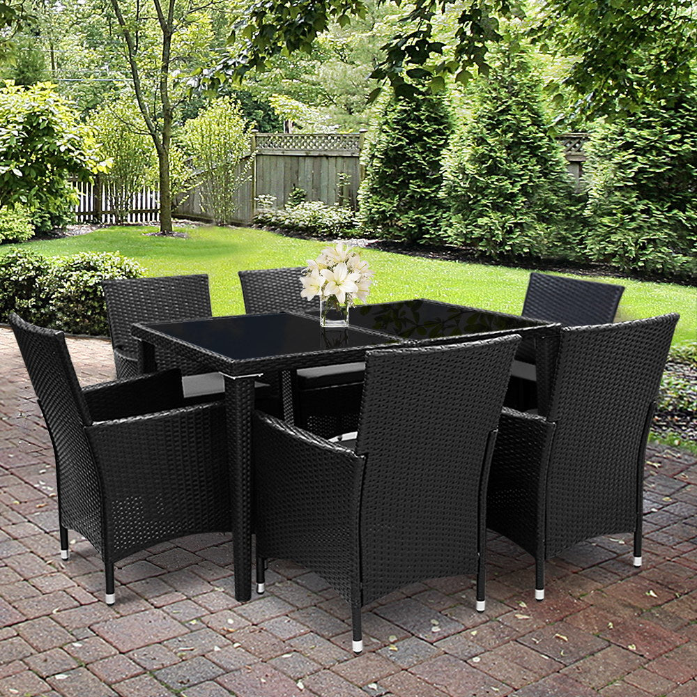 Gardeon Outdoor Furniture 7pcs Dining Set-7