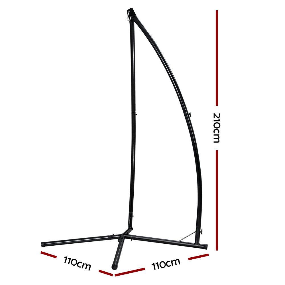 Gardeon Outdoor Hammock A Shape Steel Frame-1