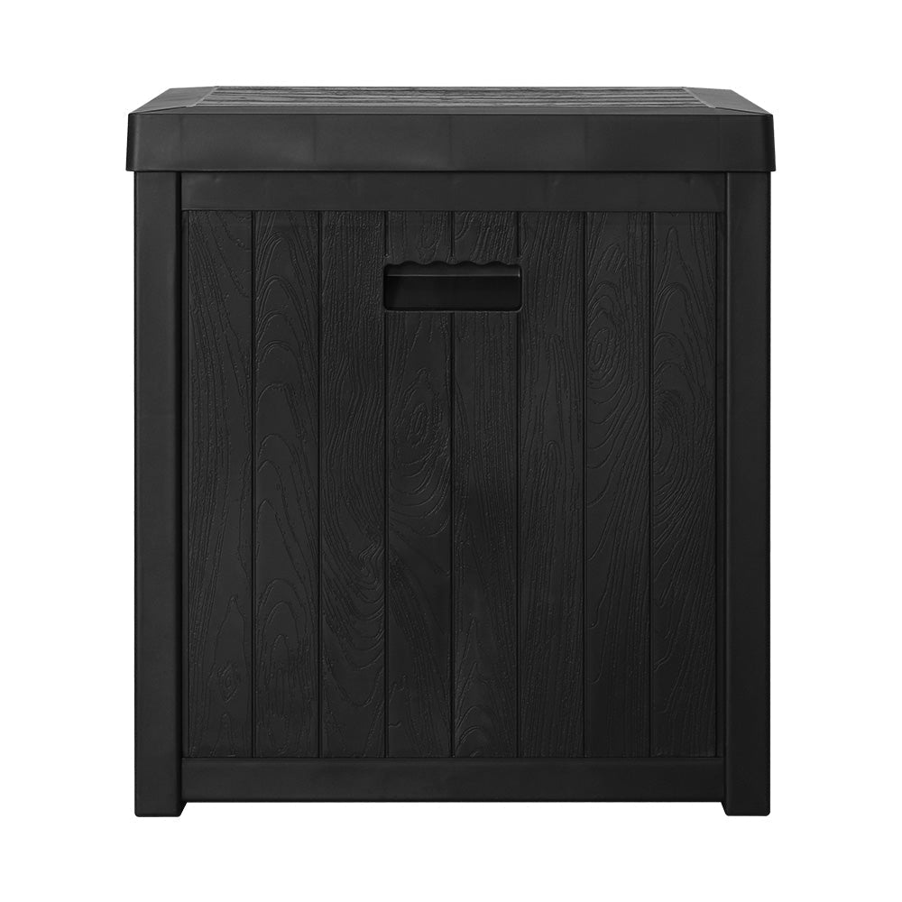 Gardeon Outdoor Storage Box 195L Bench Seat Garden Deck Toy Tool Sheds-3