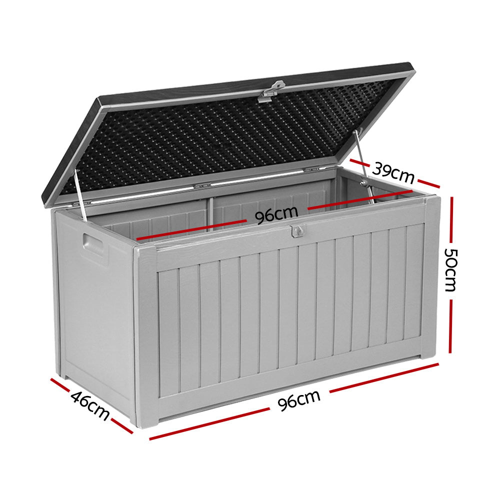 Gardeon Outdoor Storage Box Bench Seat 190L-1