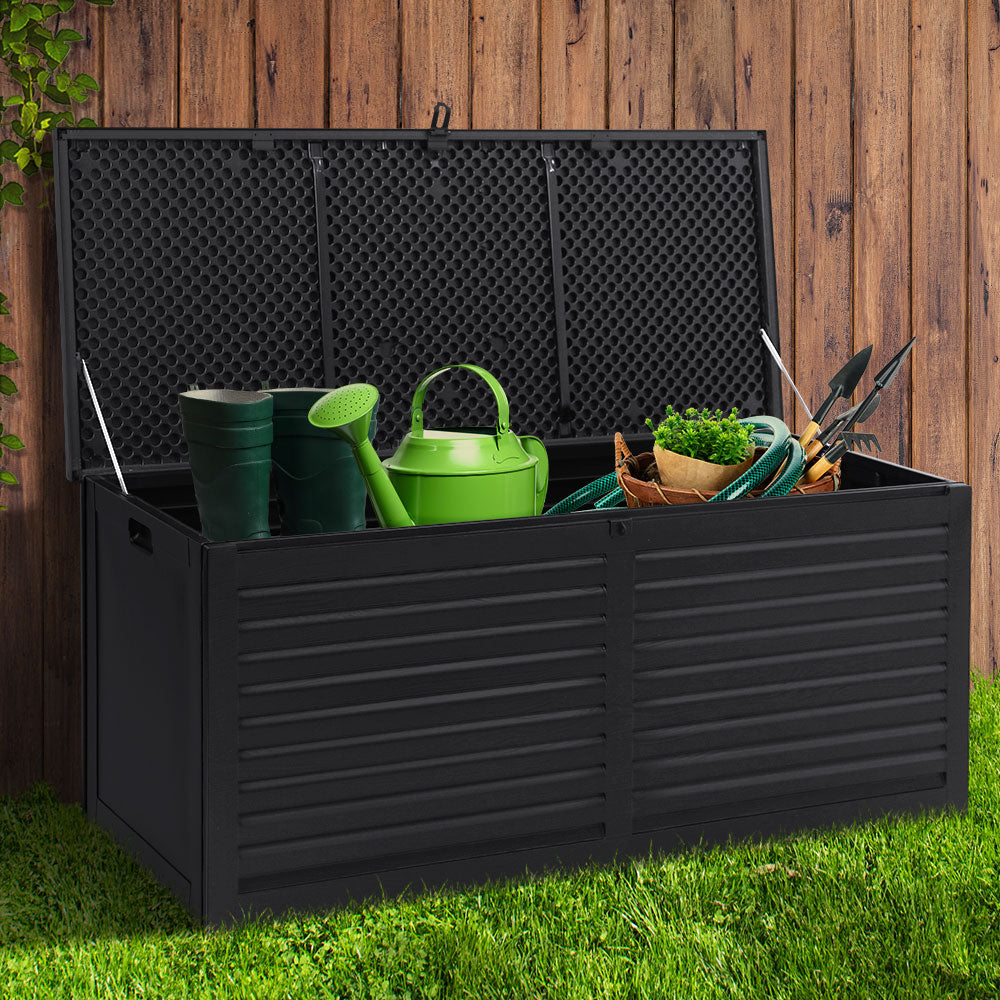 Gardeon Outdoor Storage Box Container Indoor Garden Toy Tool Sheds Chest 490L-7