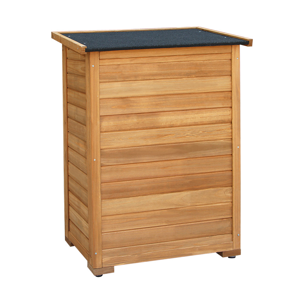 Gardeon Portable Wooden Garden Storage Cabinet-3