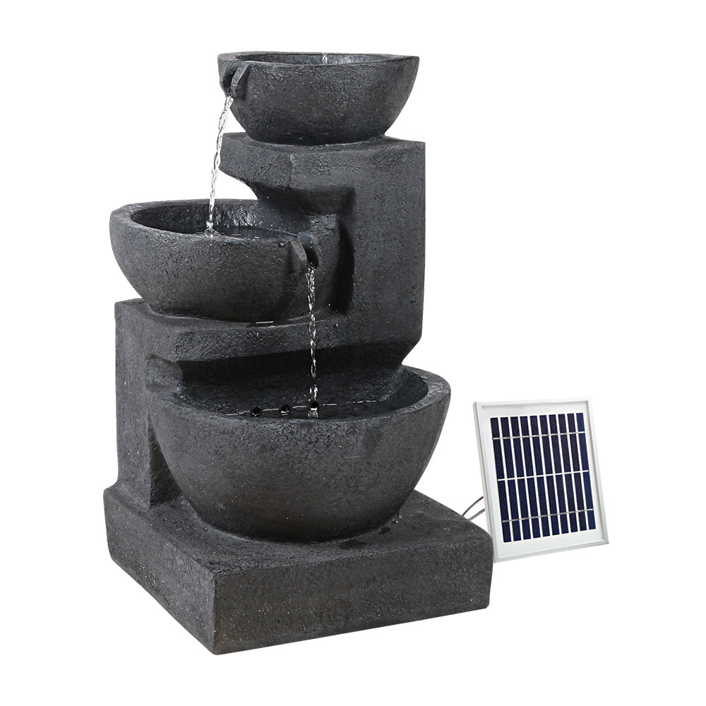 Gardeon Solar Fountain with LED Lights-0