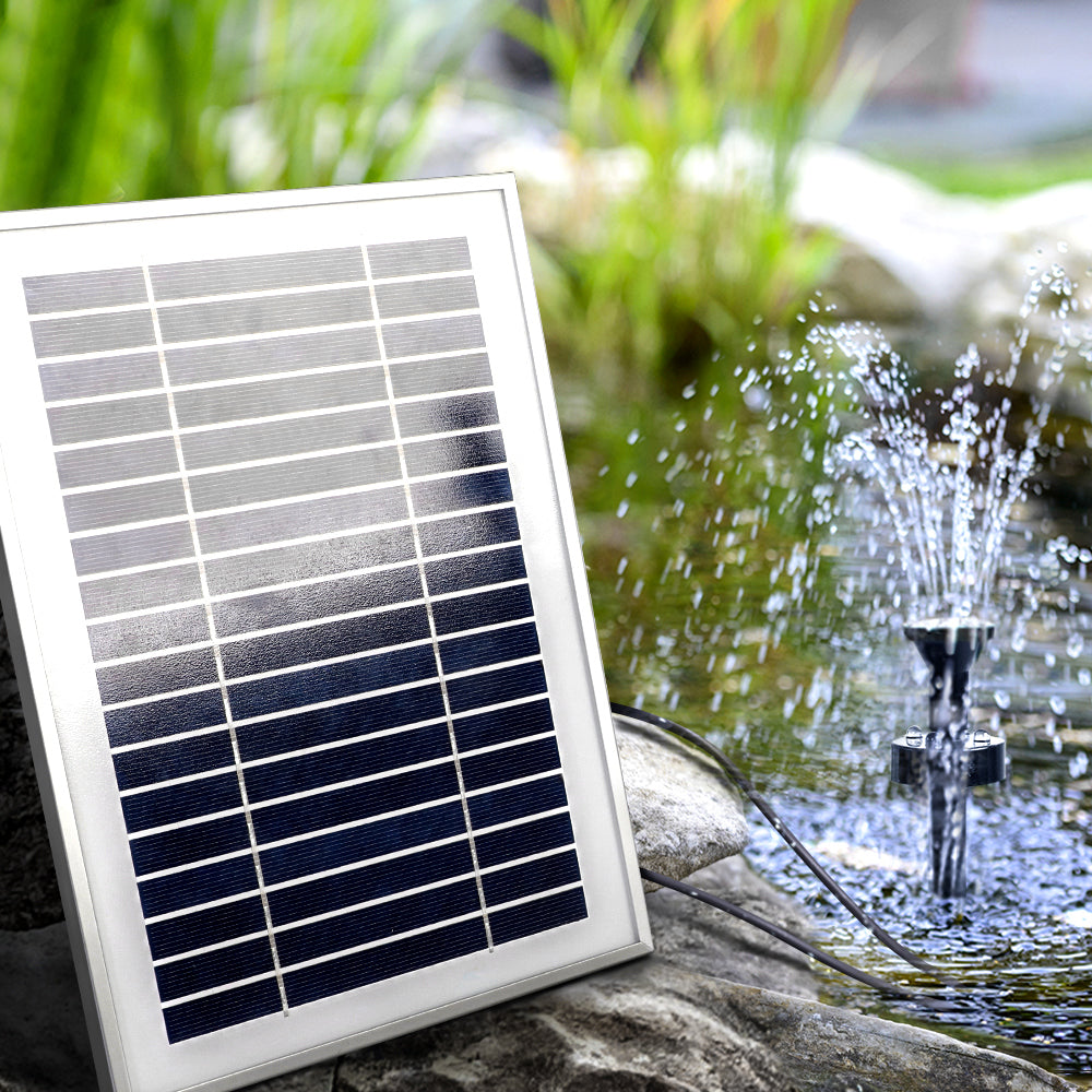 Gardeon Solar Pond Pump with Battery Kit Solar Powered Garden Water Fountain-6