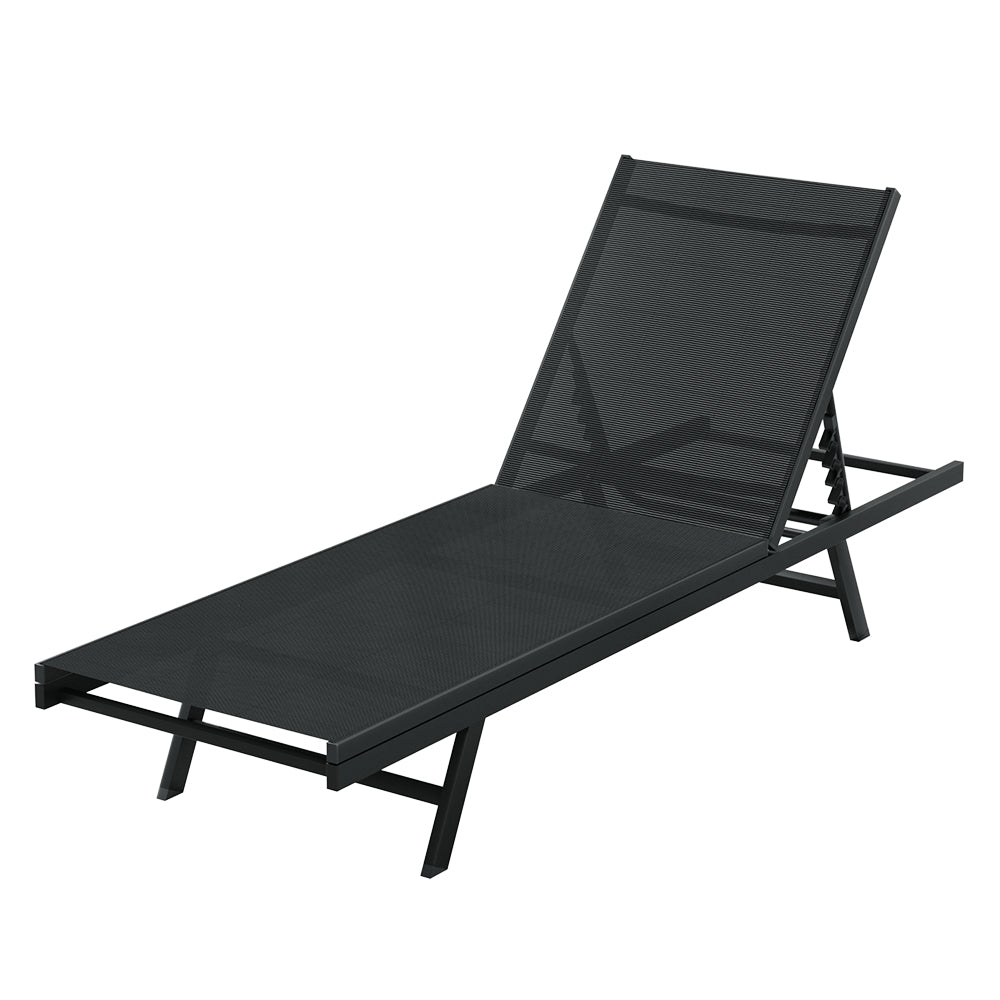 Gardeon Sun Lounger Outdoor Lounge Setting Chair Adjustable Patio Furniture Pool-0